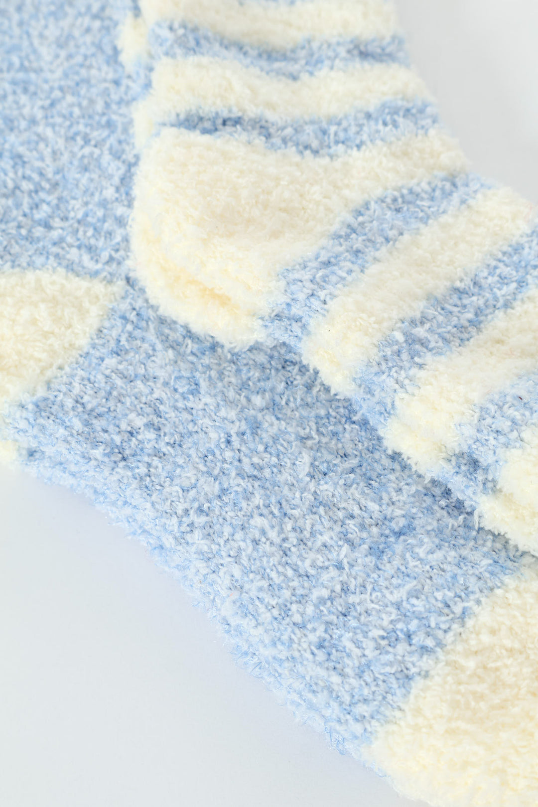 2 Pack Stripe Cosy Socks - Blue