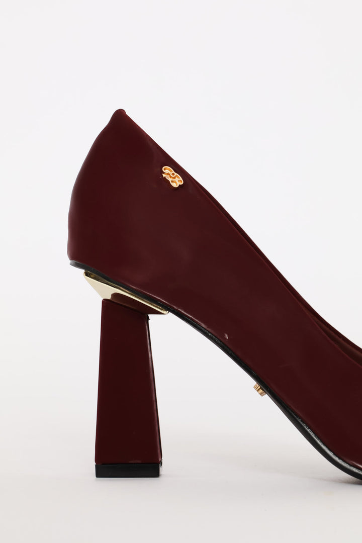 Dayla 1 Suede Heel - Wine