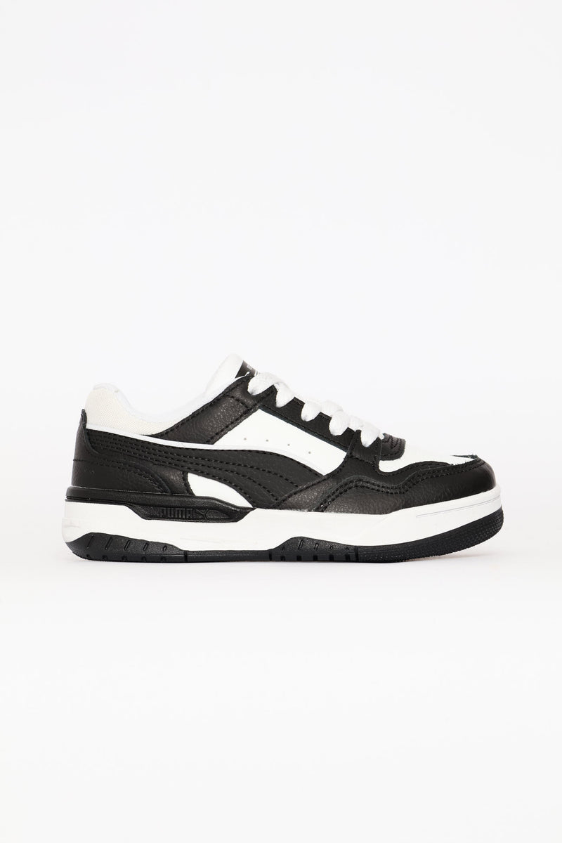 Pre-Boys Rebound Retro Ps Sneaker - Black/White