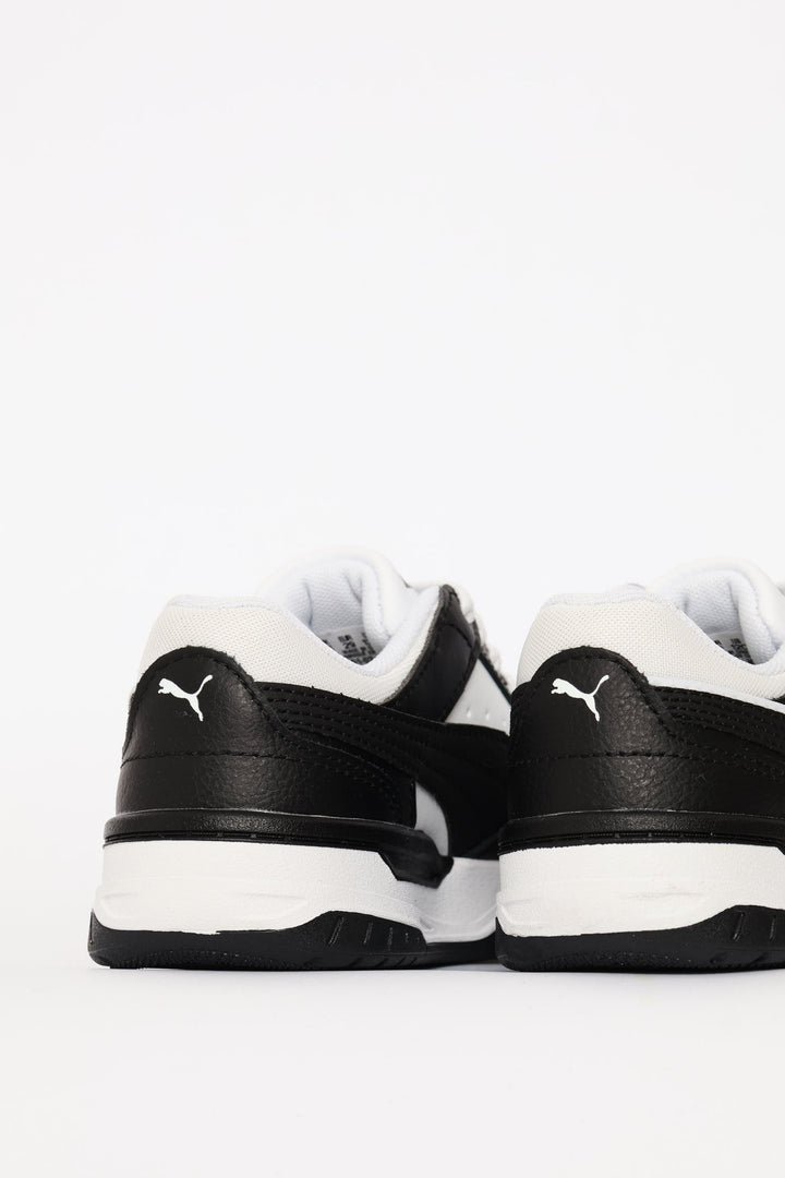 Pre-Boys Rebound Retro Ps Sneaker - Black/White