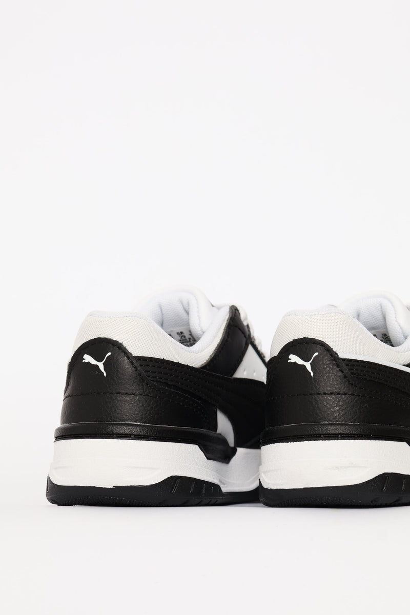 Pre-Boys Rebound Retro Ps Sneaker - Black/White