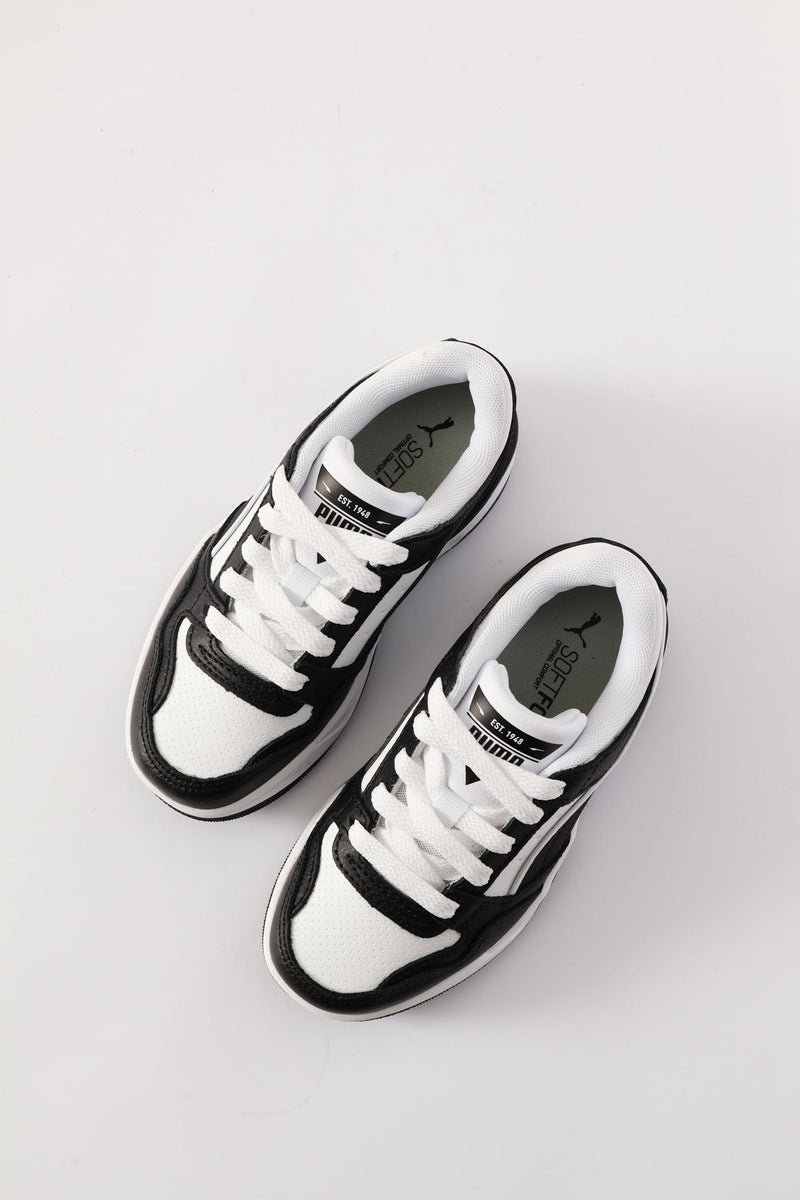Pre-Boys Rebound Retro Ps Sneaker - Black/White
