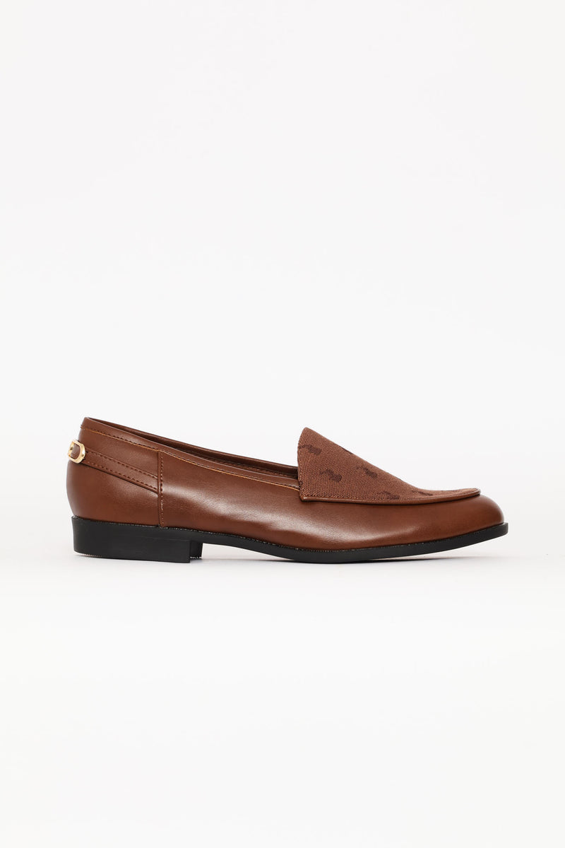 Jacquard Loafer - Brown