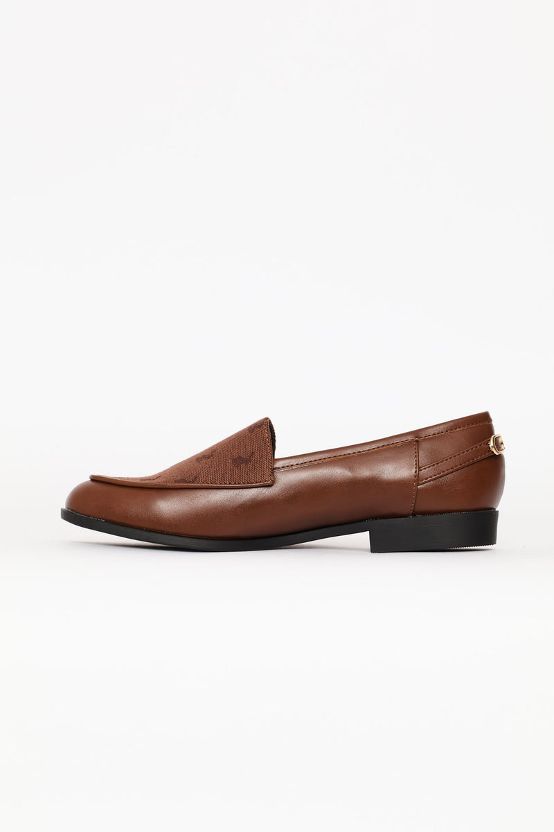 Jacquard Loafer - Brown