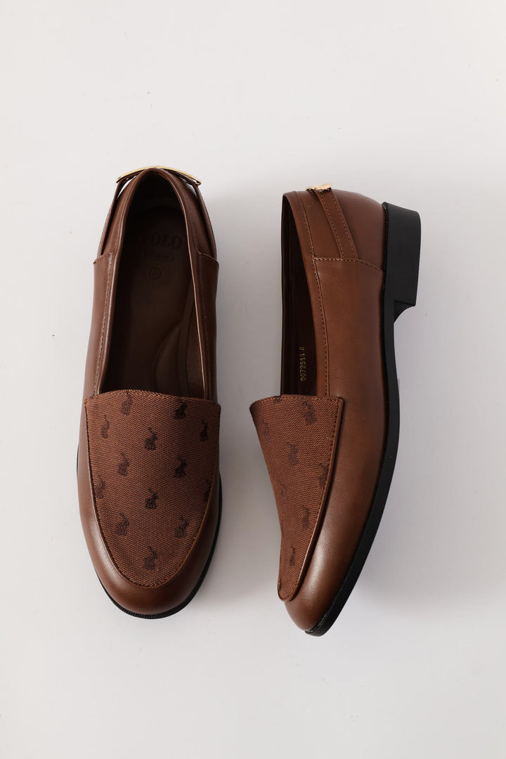 Jacquard Loafer - Brown