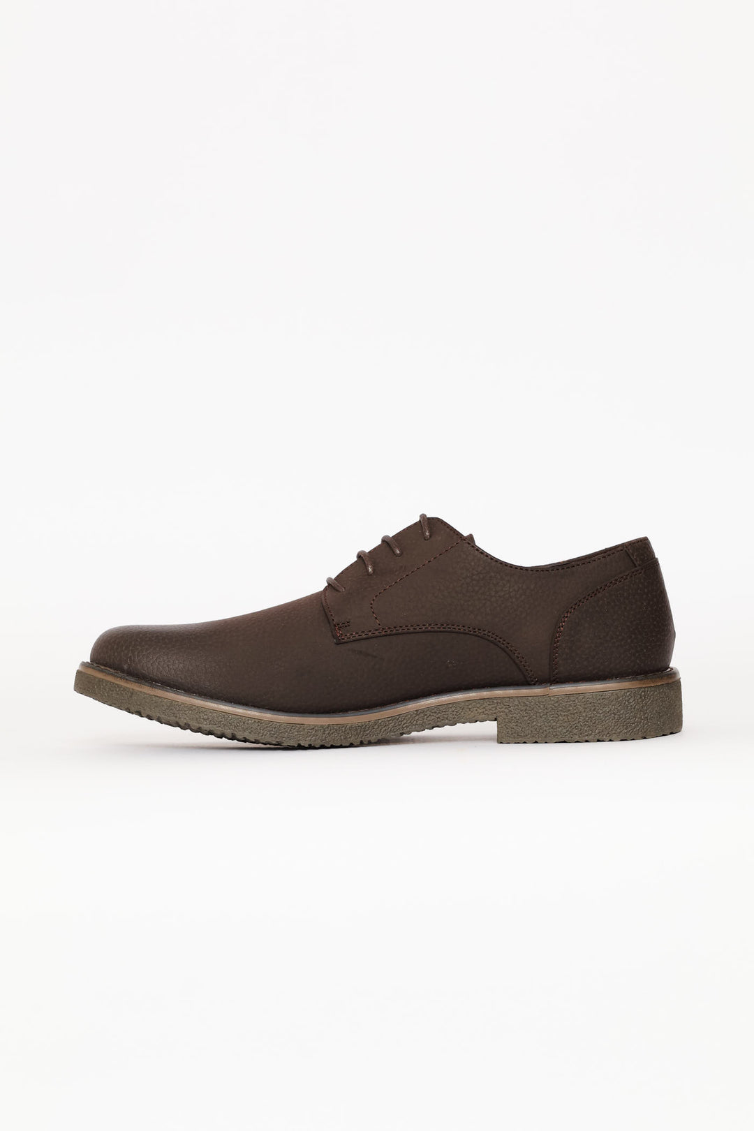 Bronx Lace Up Smart Casual Derby Shoe - Chocolate