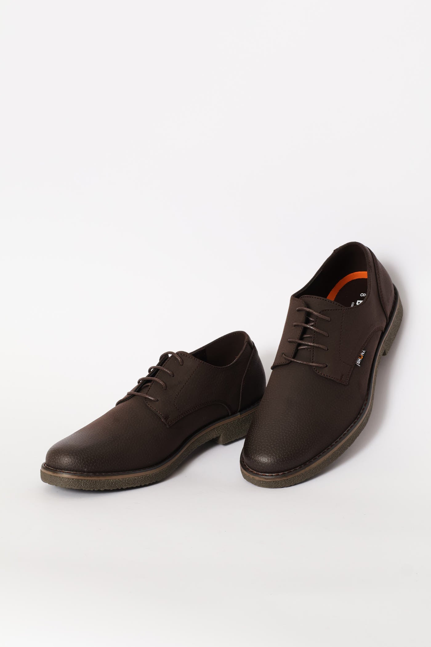 TNI フルカーボン　DURA-ACE Mens Bronx Lace Up Smart Casual Derby Shoe - Chocolate – Edgars
