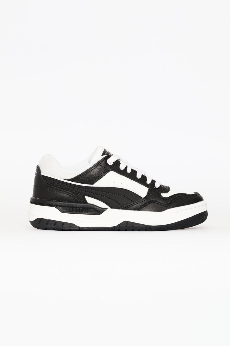 Boys Rebound Retro Jr Sneaker - Black/White