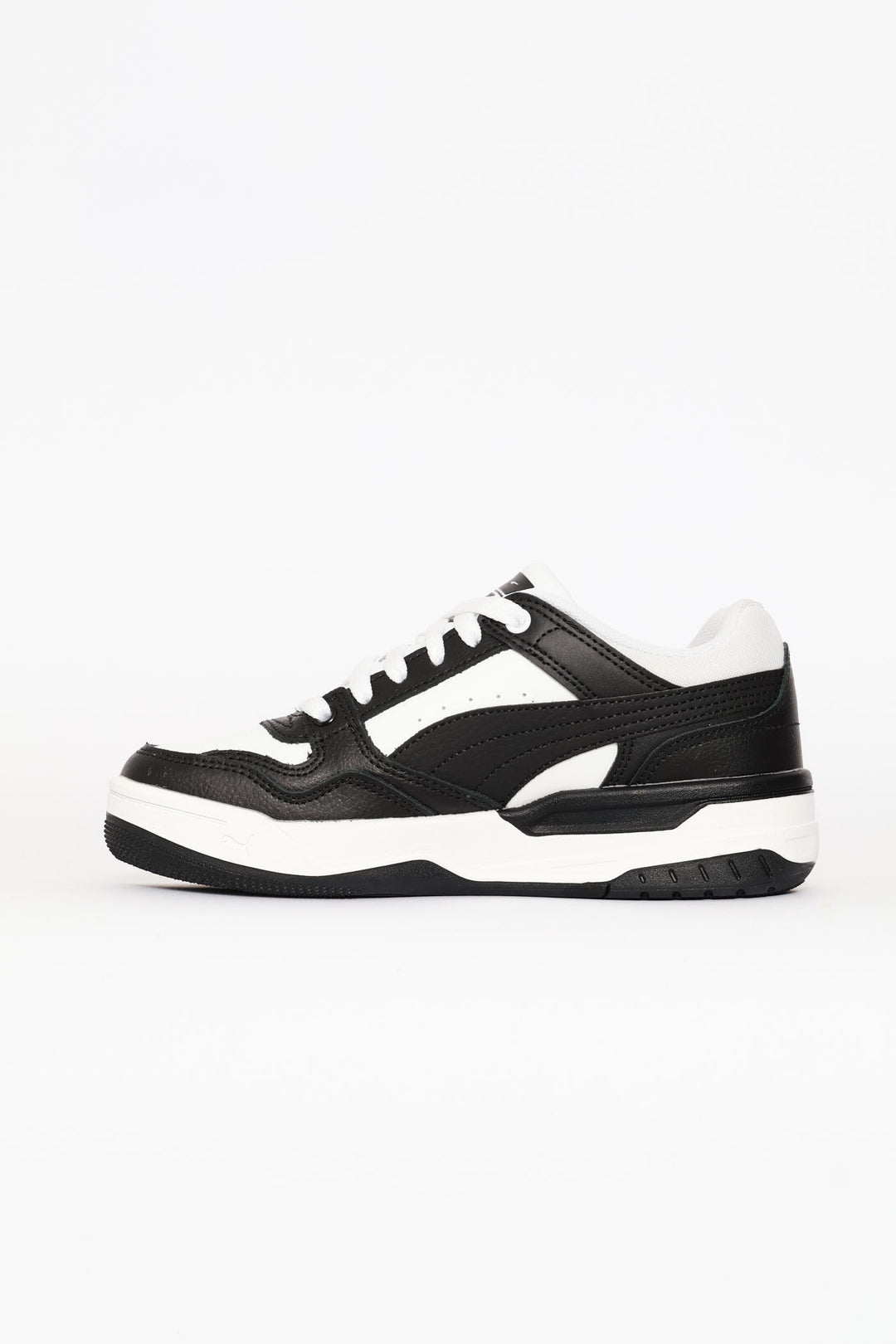 Boys Rebound Retro Jr Sneaker - Black/White