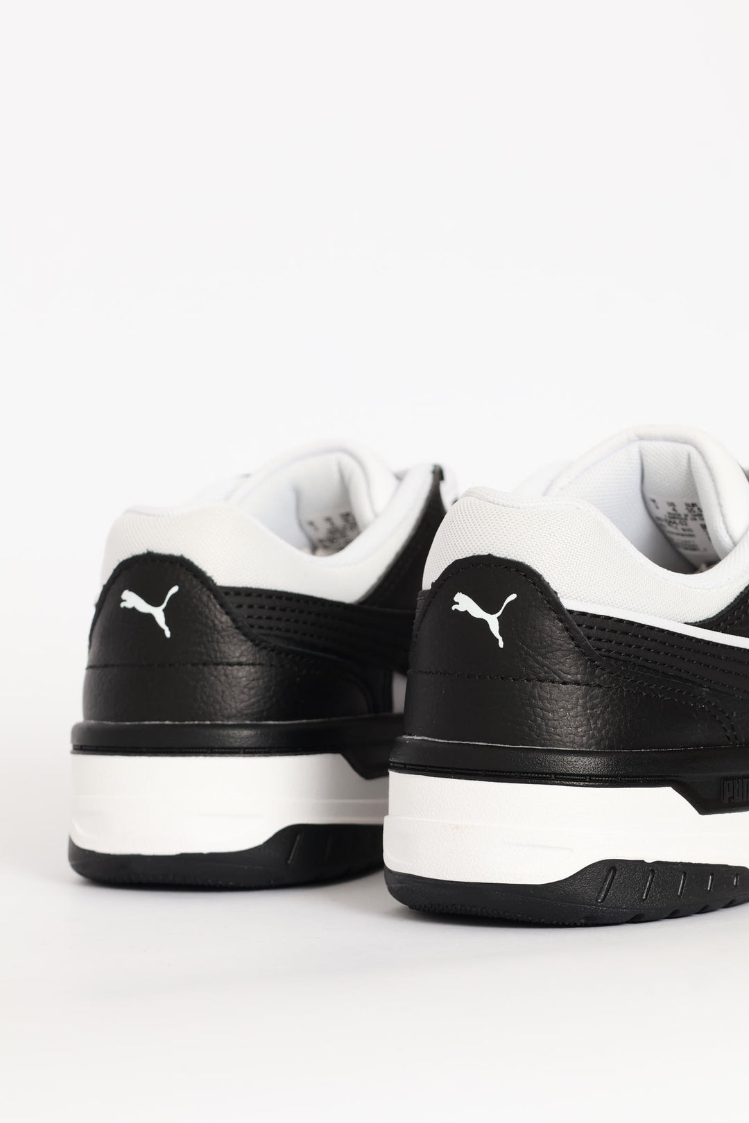 Boys Rebound Retro Jr Sneaker - Black/White