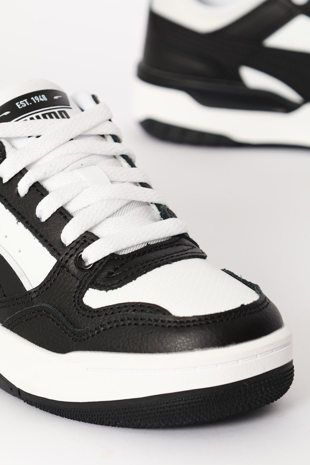 Boys Rebound Retro Jr Sneaker - Black/White