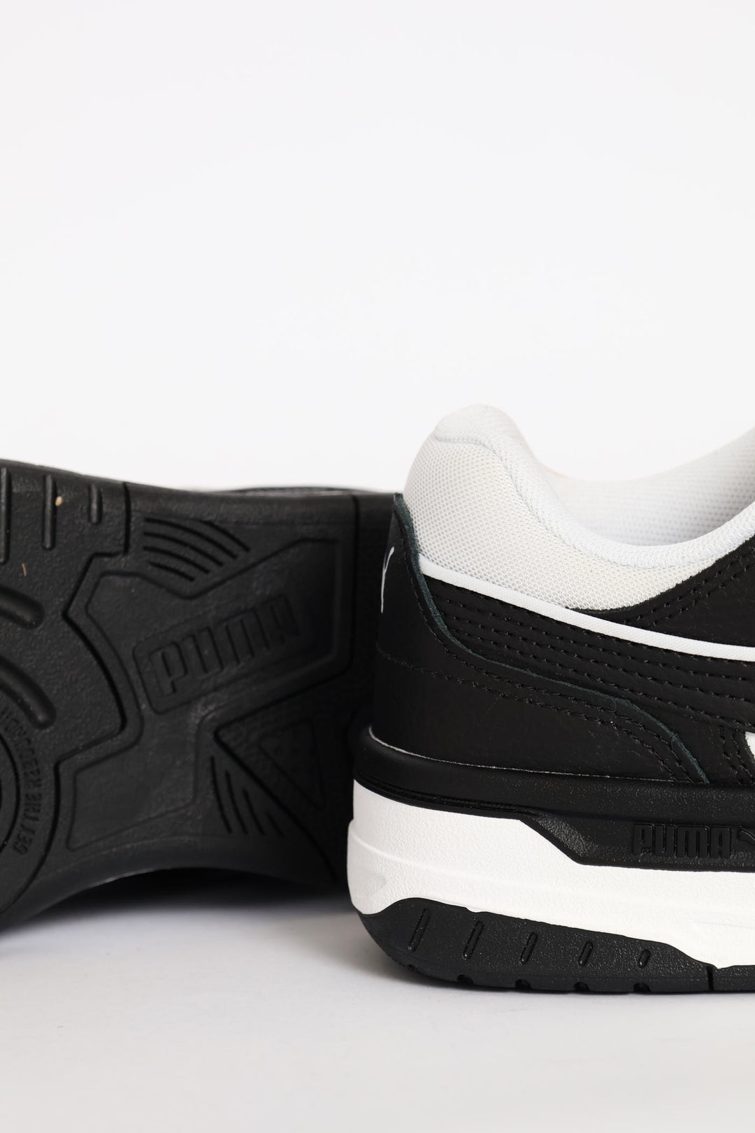 Boys Rebound Retro Jr Sneaker - Black/White