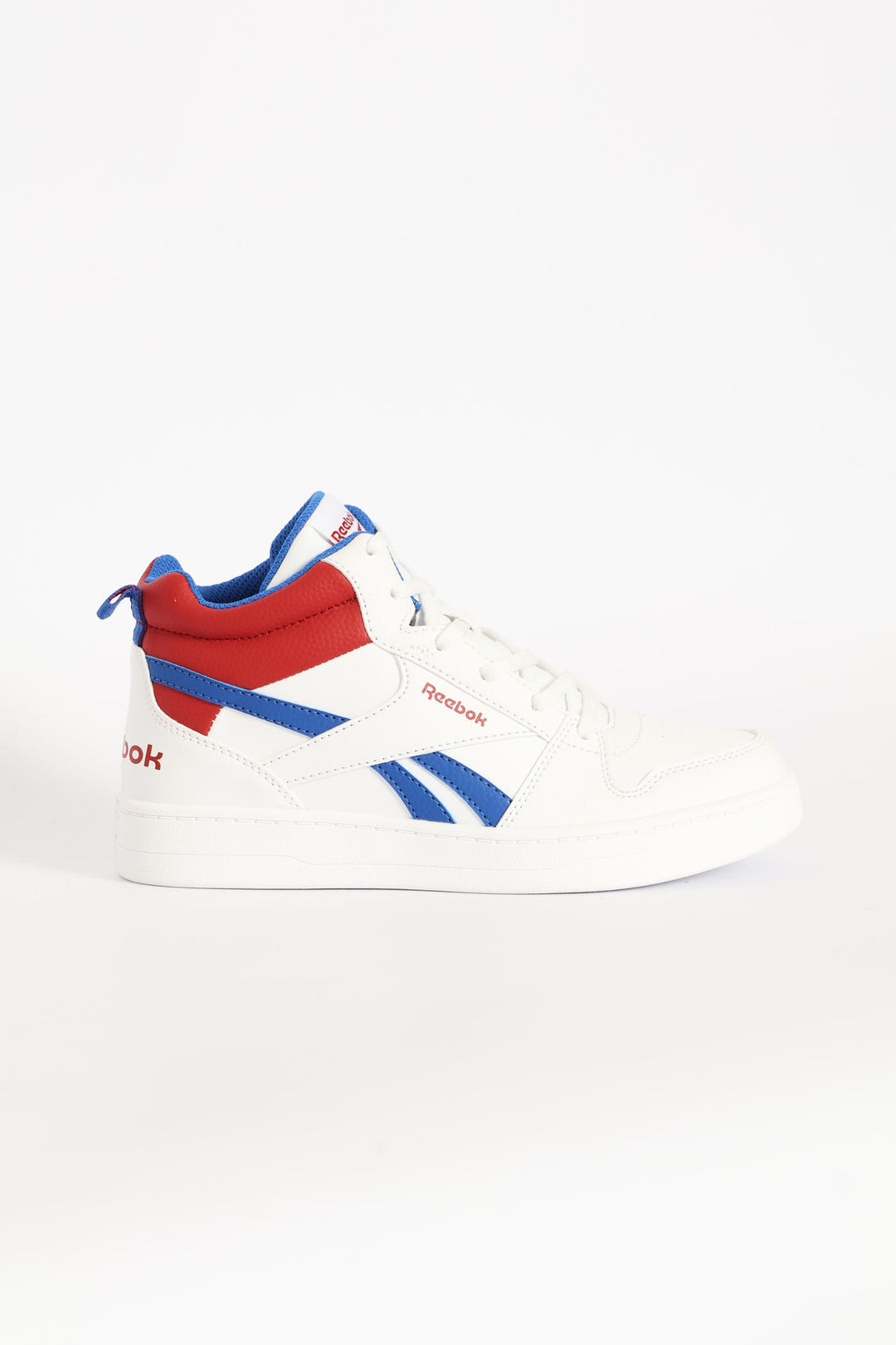Boys Prime 2.0 Mid Sneaker - White/Red