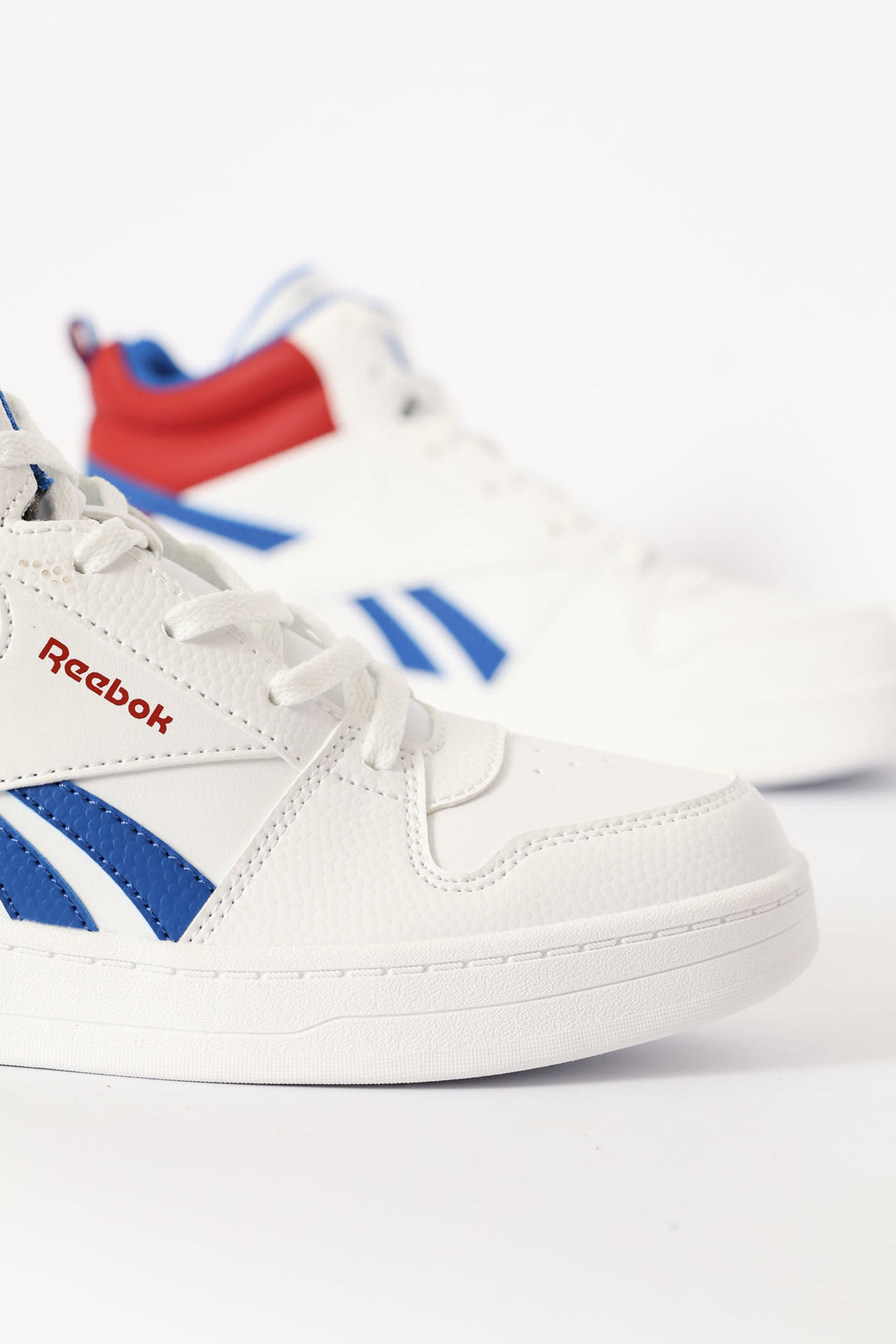 Boys Prime 2.0 Mid Sneaker - White/Red