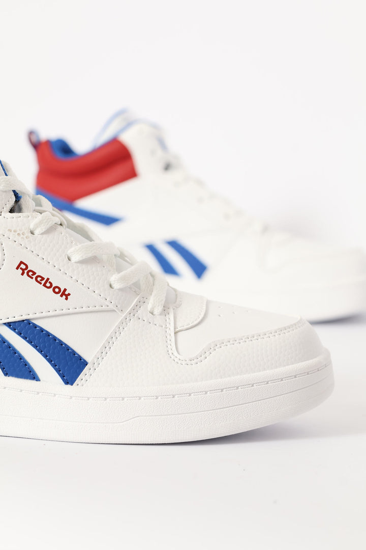 Boys Prime 2.0 Mid Sneaker - White/Red