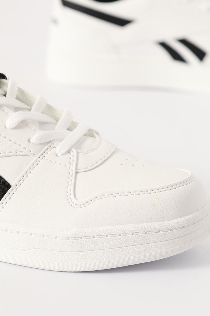 Boys Prime 2.0 & Snug Sneaker - White/Black