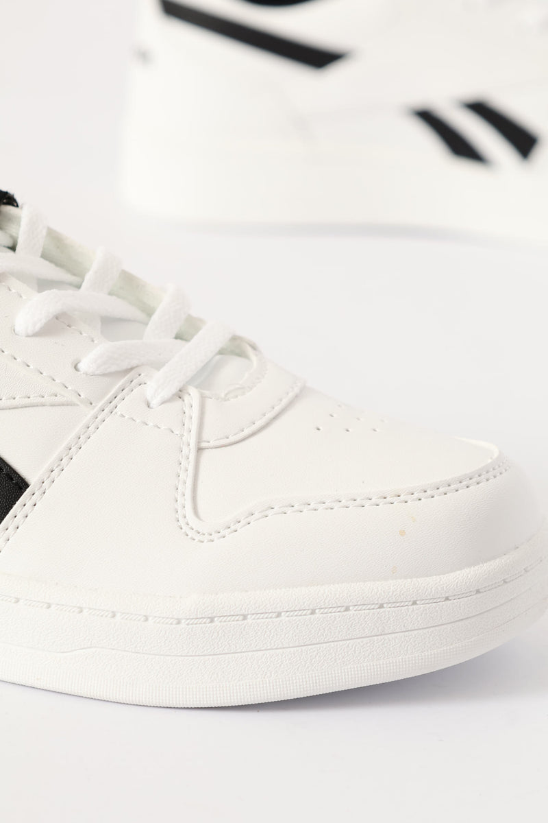 Boys Prime 2.0 & Snug Sneaker - White/Black