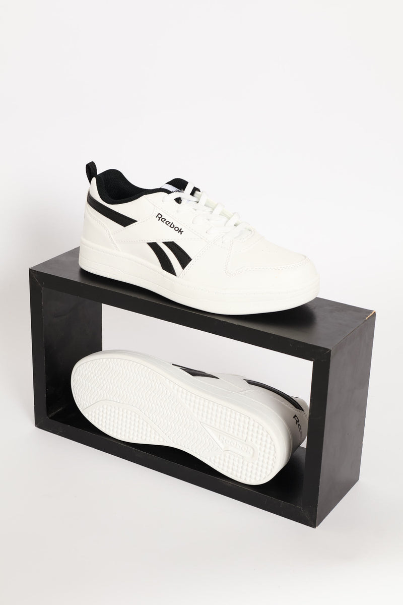 Boys Prime 2.0 & Snug Sneaker - White/Black