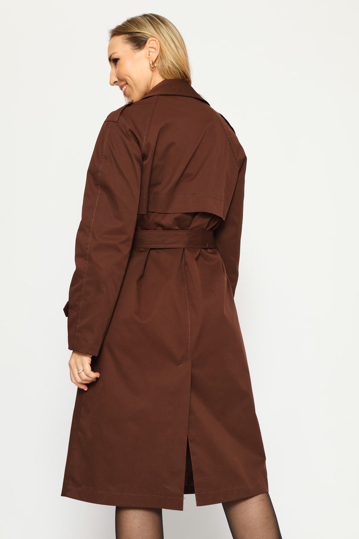 Classic Trench Coat - Dark Chocolate