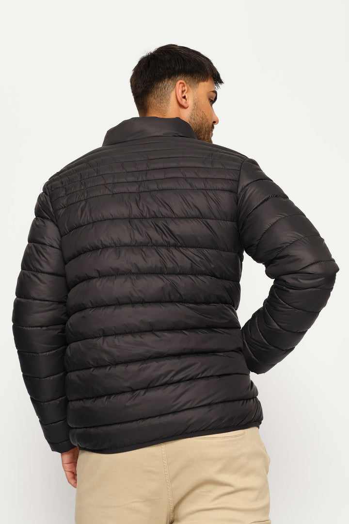 Basic Puffer Jacket - Black