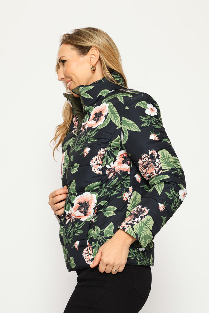 Reversible Puffer Jacket - Multi