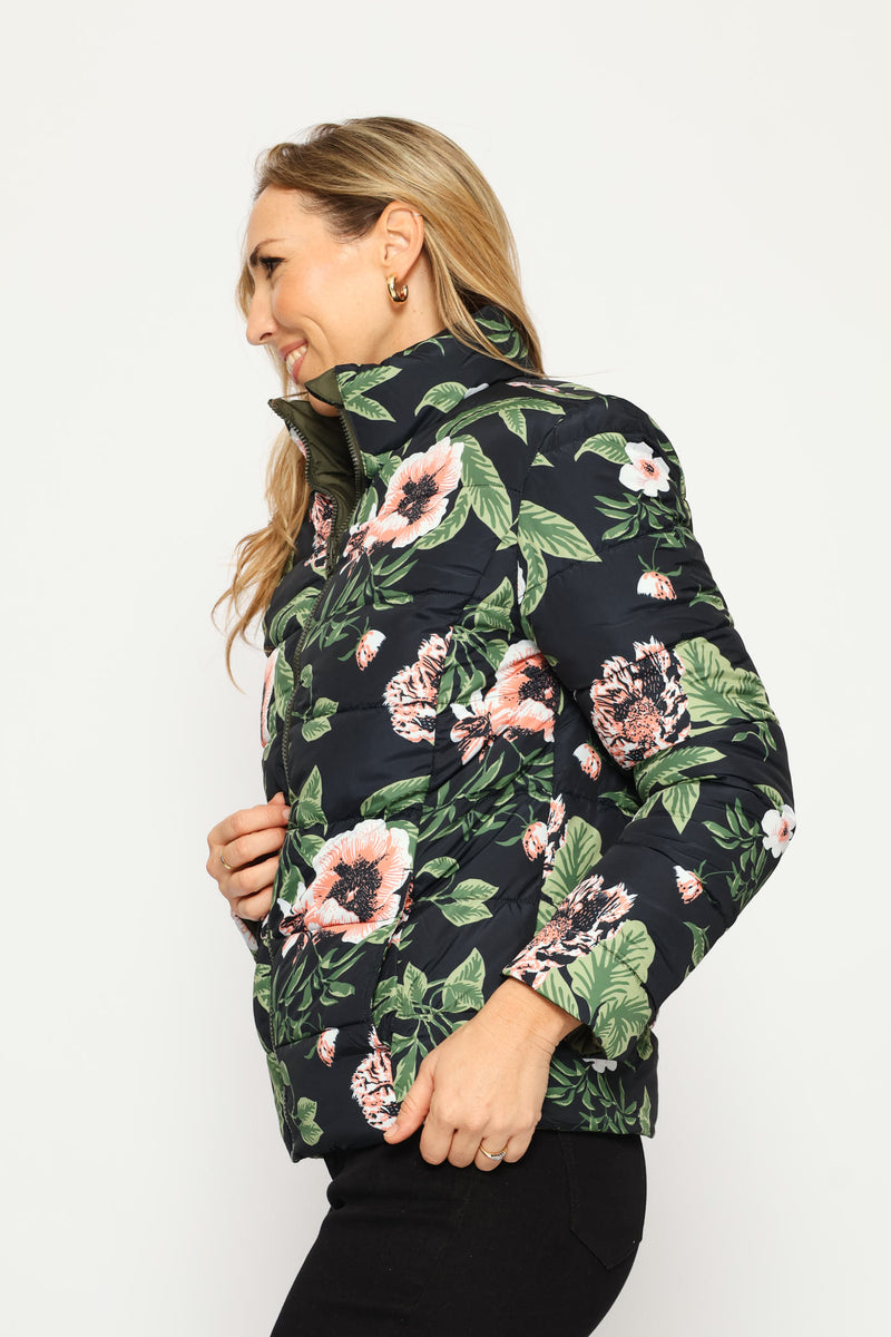 Reversible Puffer Jacket - Multi