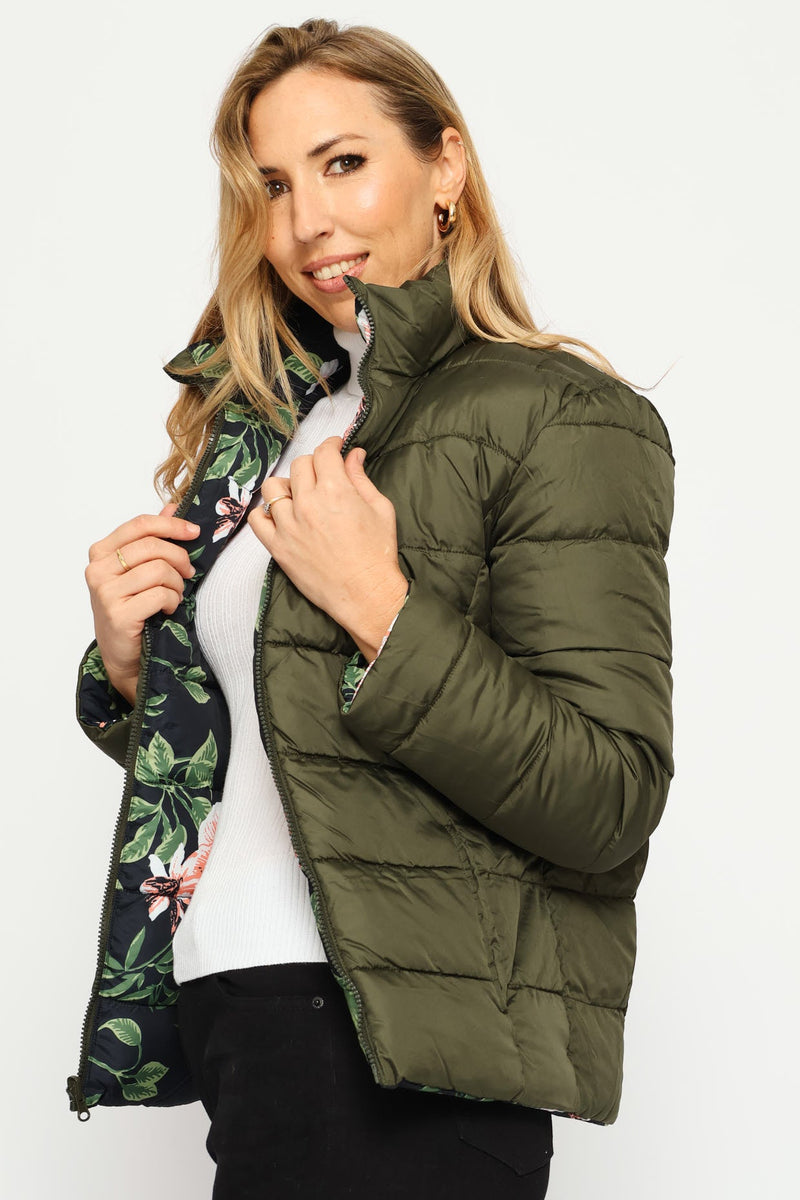 Reversible Puffer Jacket - Multi