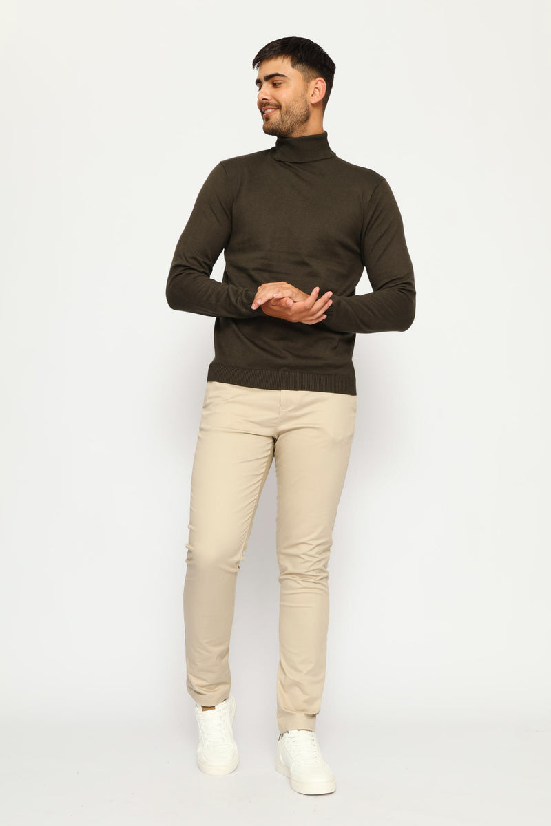 Long Sleeve Poloneck - Fatigue
