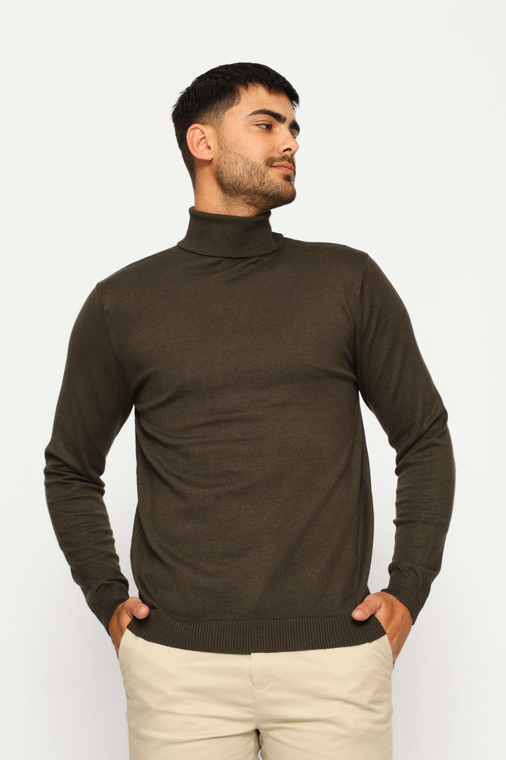 Long Sleeve Poloneck - Fatigue