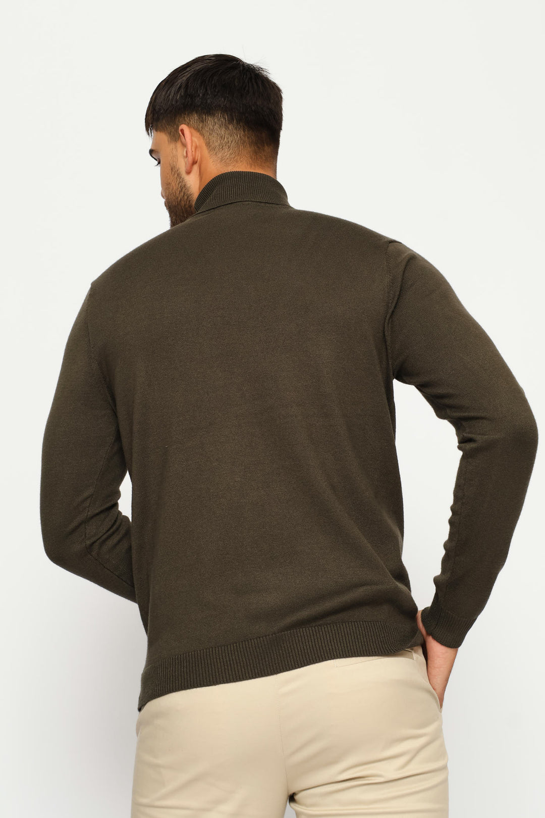 Long Sleeve Poloneck - Fatigue