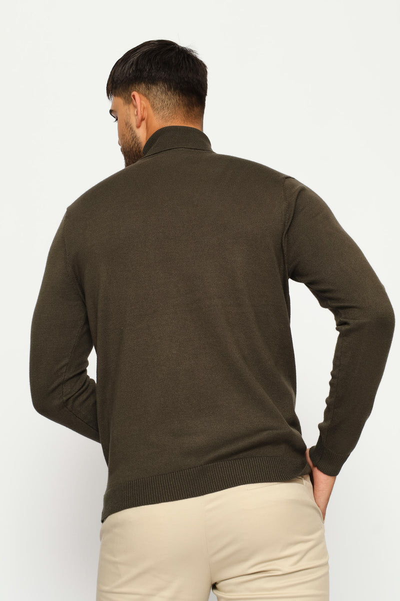 Long Sleeve Poloneck - Fatigue
