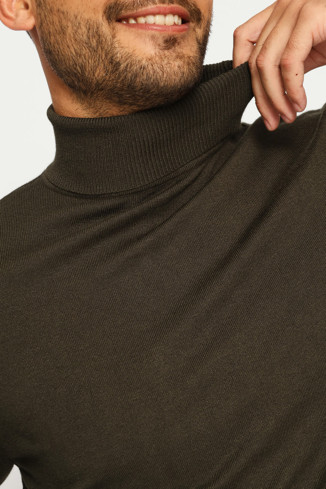 Long Sleeve Poloneck - Fatigue