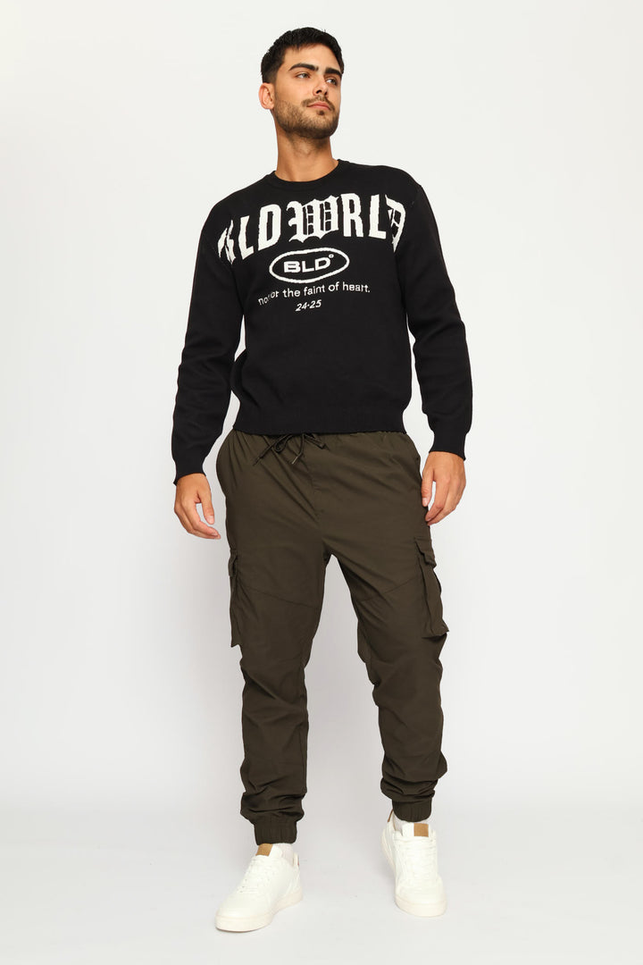 Printed Knitwear - Black