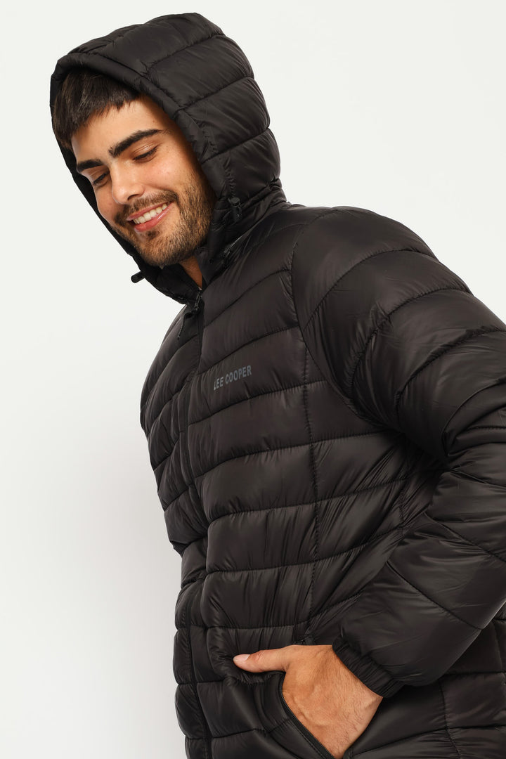 Billy Fur Lined Puffer Jacket - Black