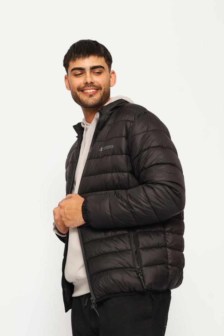 Billy Fur Lined Puffer Jacket - Black