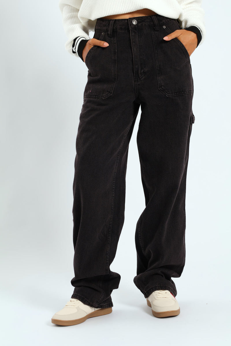 Lamb Chop Carpenter Jean - Salty Black