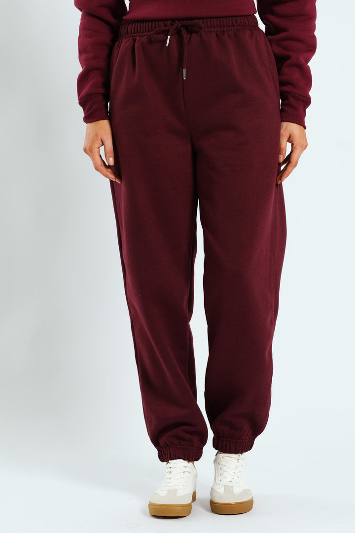 Classic Fleece Jogger - Plum Noir