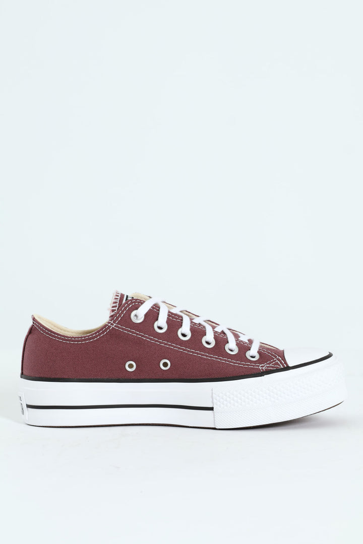Chuck Taylor All Star Lift Platform Sneaker - Burgundy