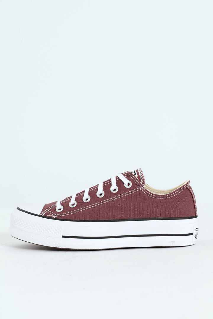 Chuck Taylor All Star Lift Platform Sneaker - Burgundy