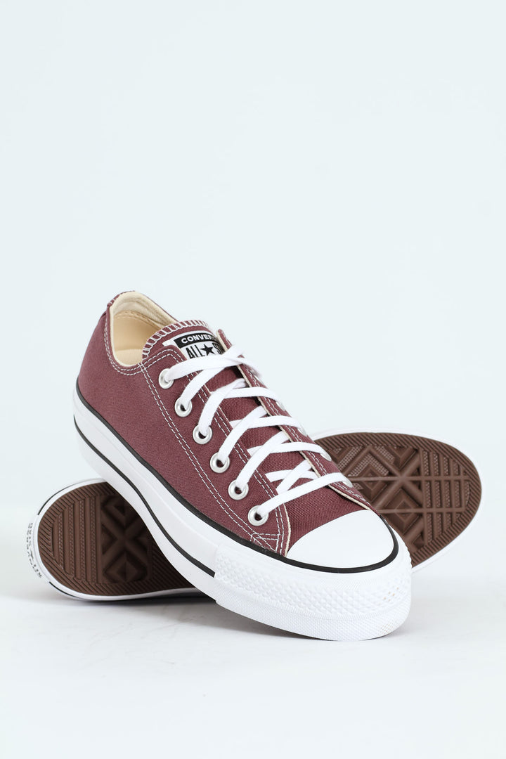 Chuck Taylor All Star Lift Platform Sneaker - Burgundy