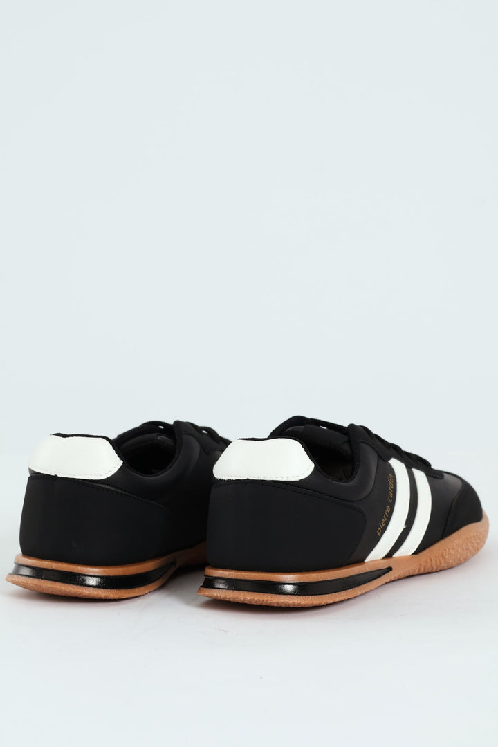 Wembi 1 Retro Lace Up Sneaker - Black/White