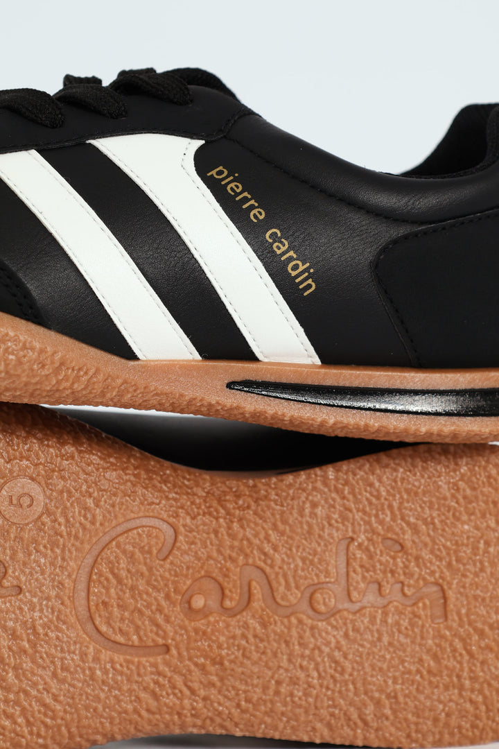 Wembi 1 Retro Lace Up Sneaker - Black/White