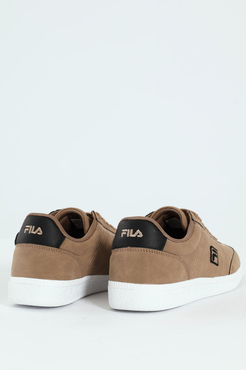 Massimo Court Sneaker - Dark Beige