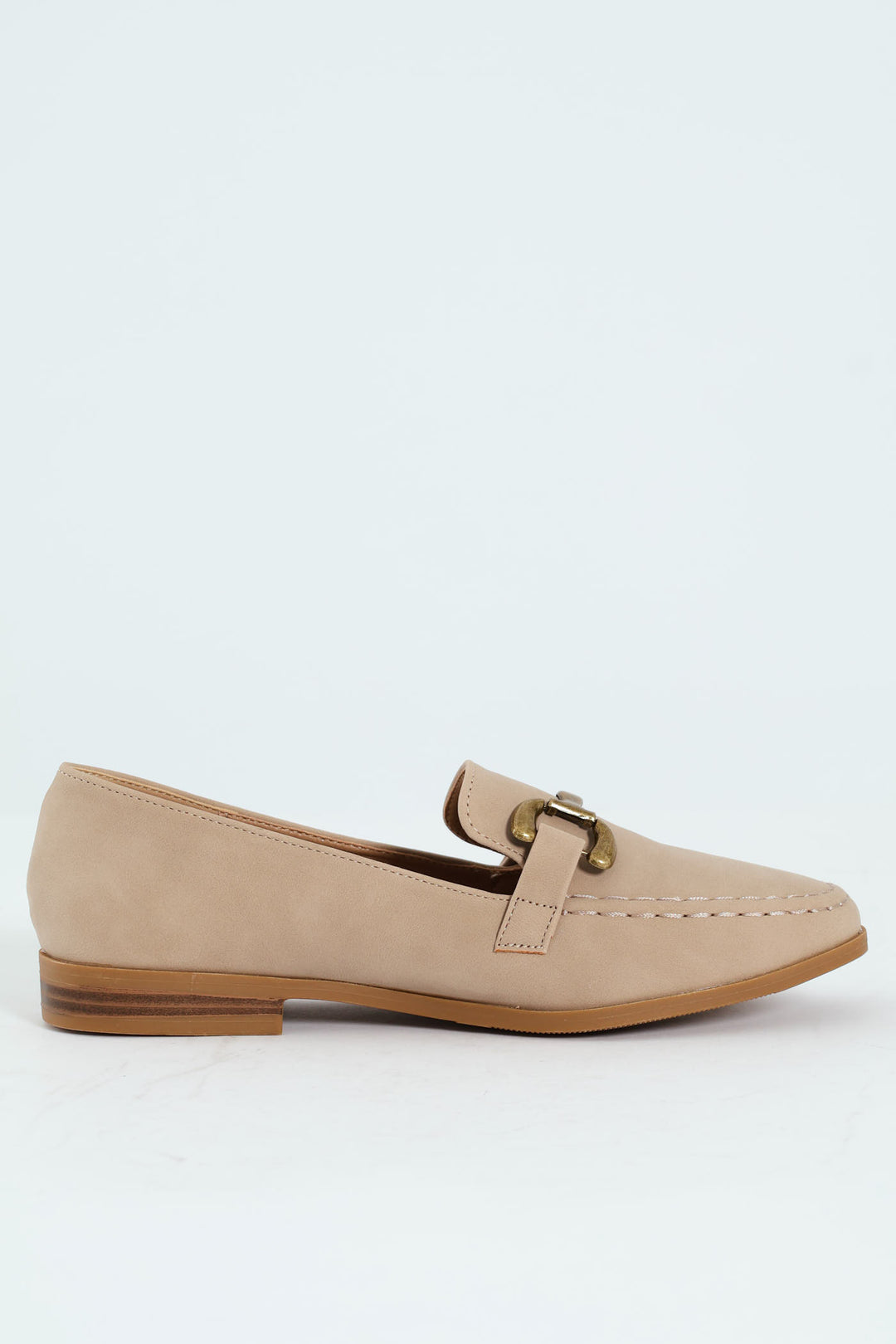 Caira Horsebit Albert Cut Loafer - Stone