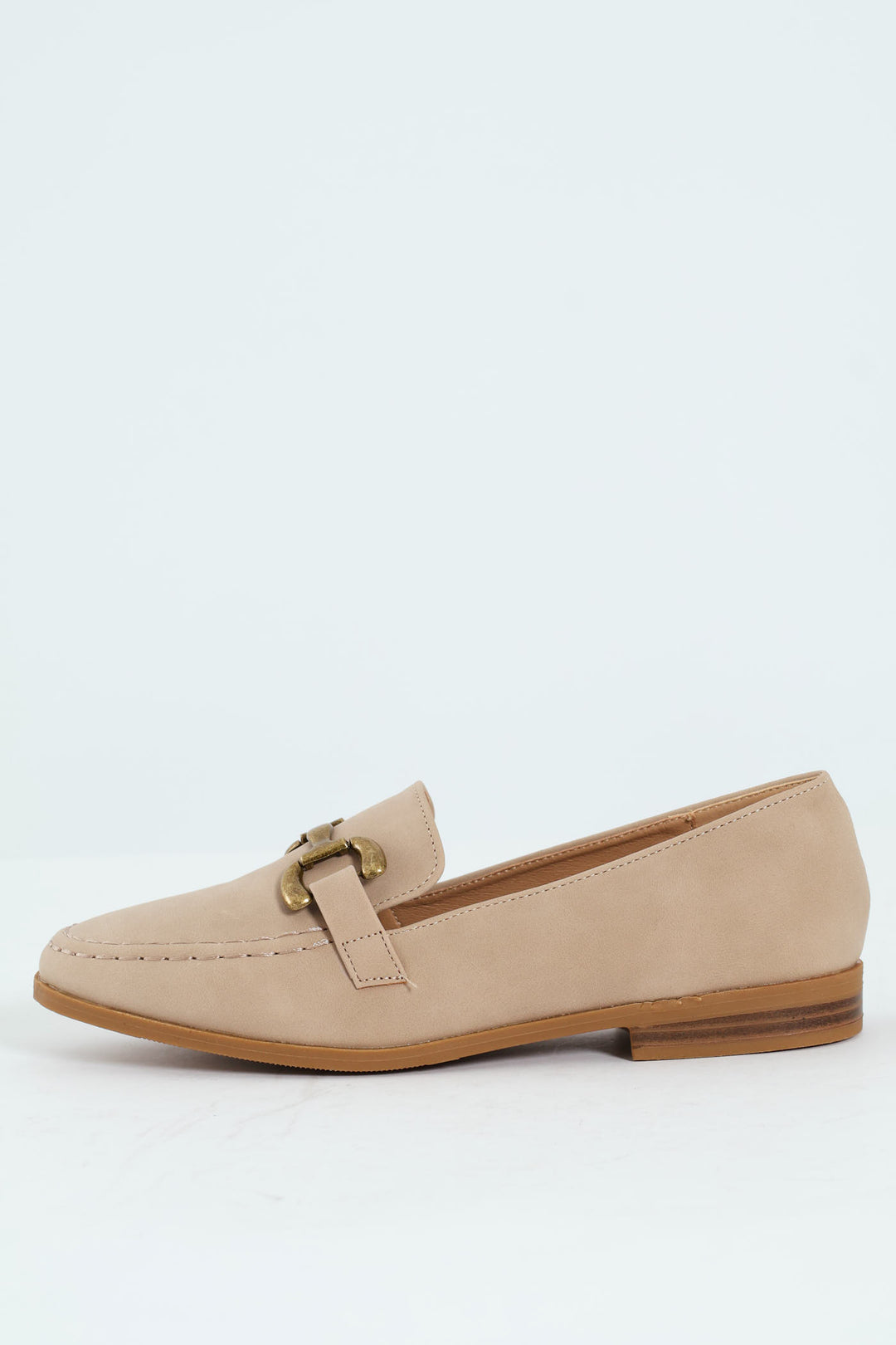 Caira Horsebit Albert Cut Loafer - Stone