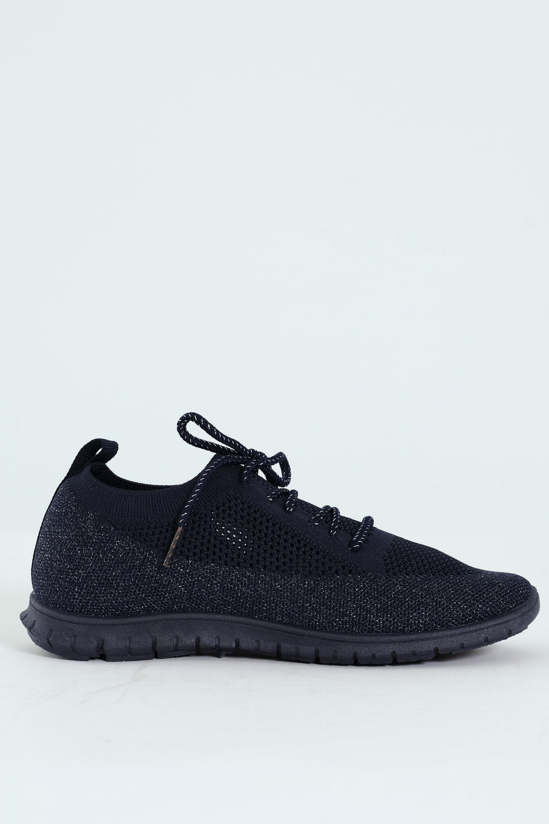 Nansen Bungee Cord Knit Slip On Sneaker - Navy