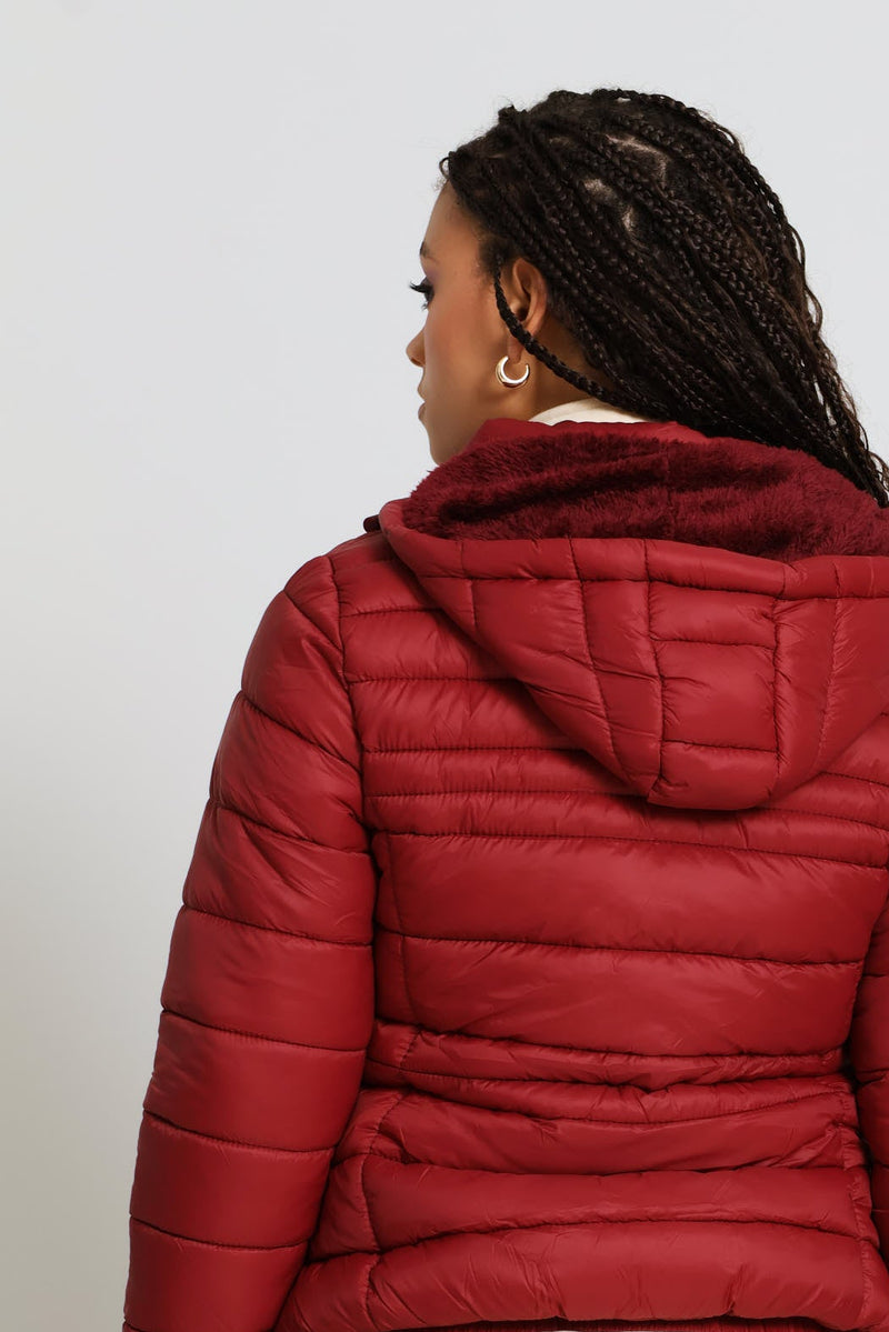 Clara Jacket - Burgundy