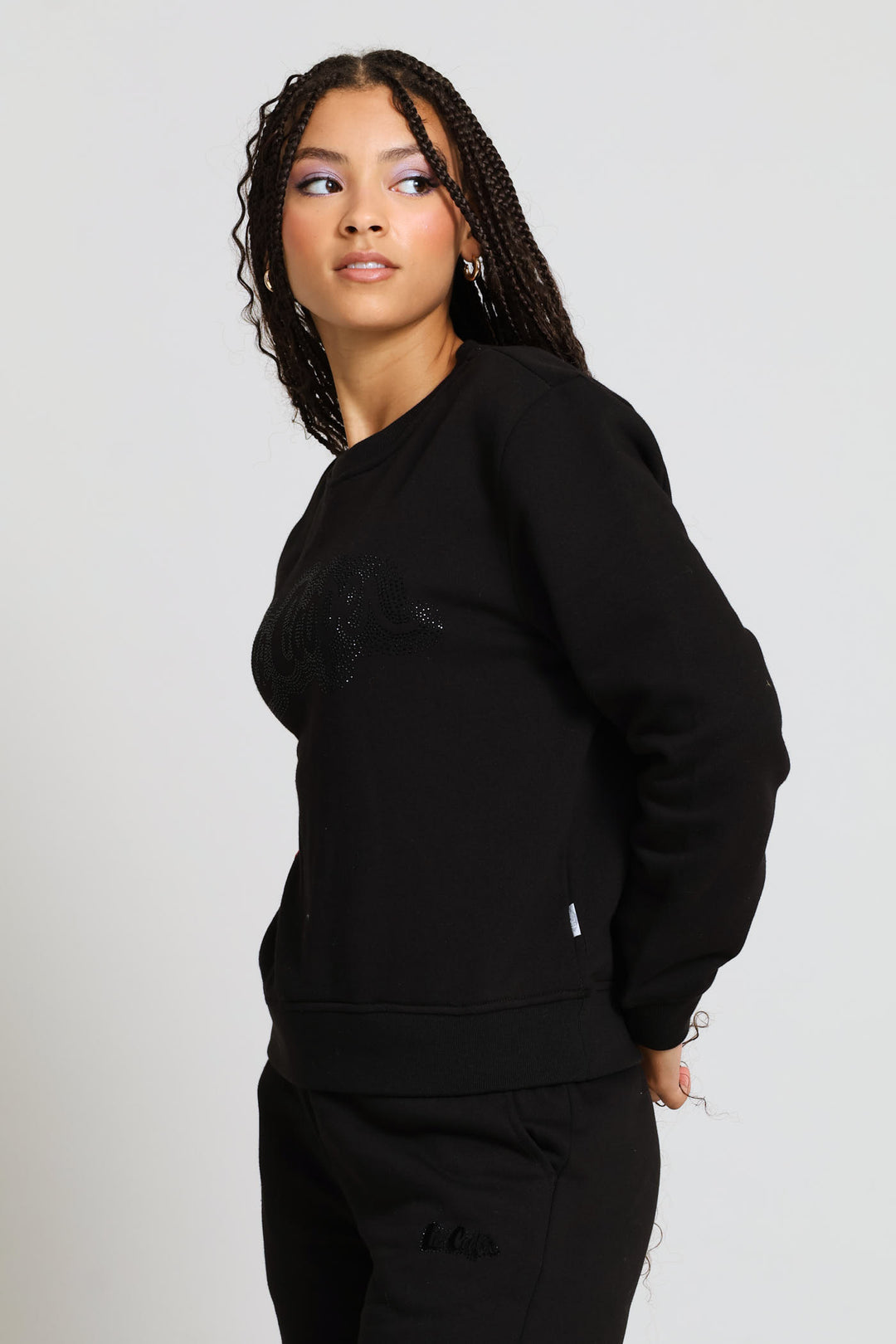 Diamante Sweatshirt - Black