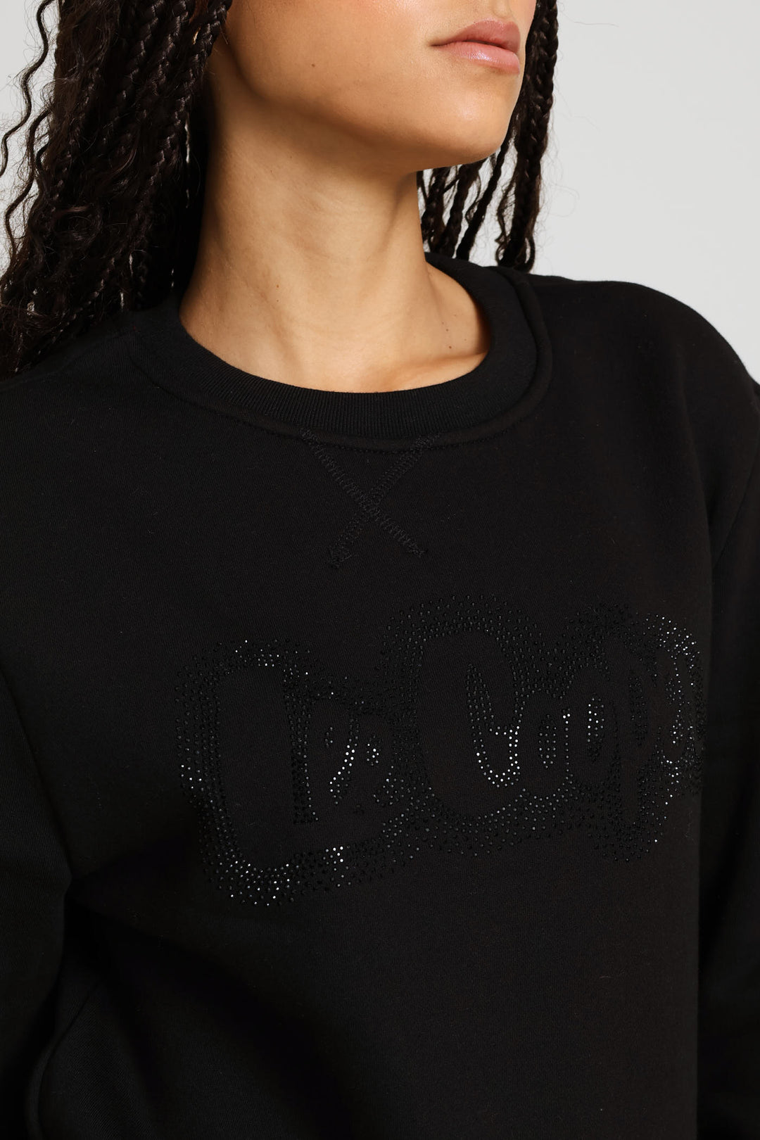 Diamante Sweatshirt - Black