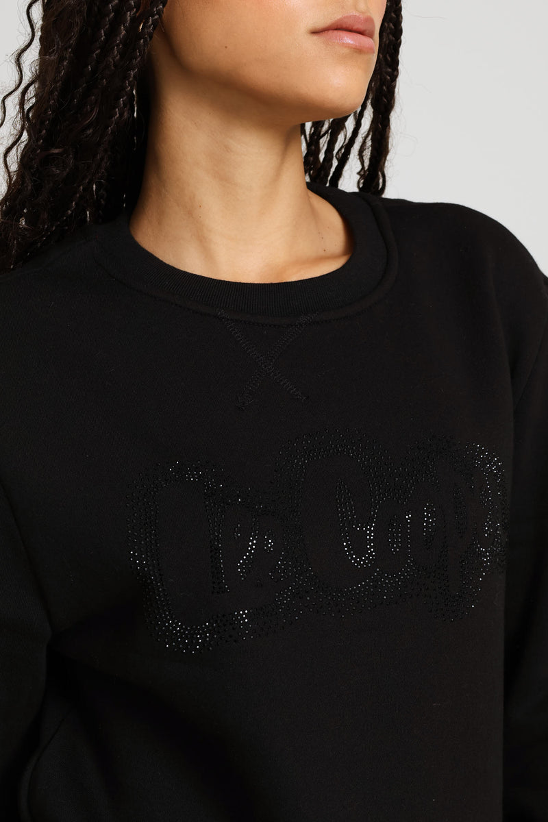 Diamante Sweatshirt - Black